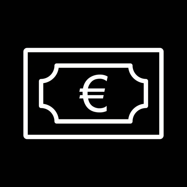 Ilustracja euro ikona — Zdjęcie stockowe