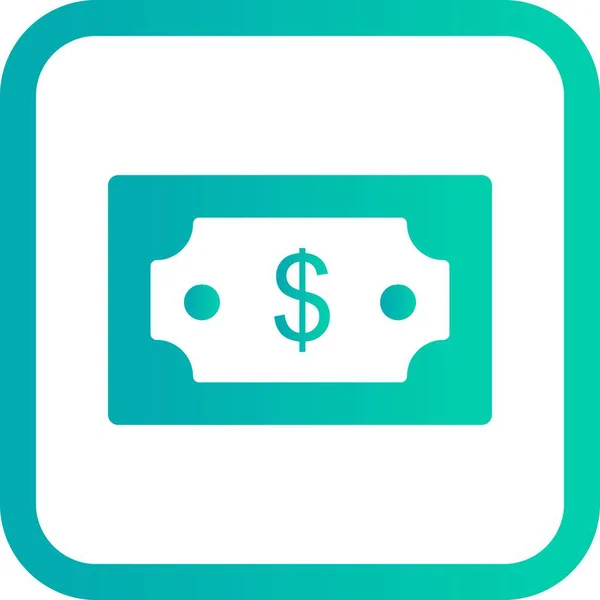 Ilustrace – ikona dolaru — Stock fotografie