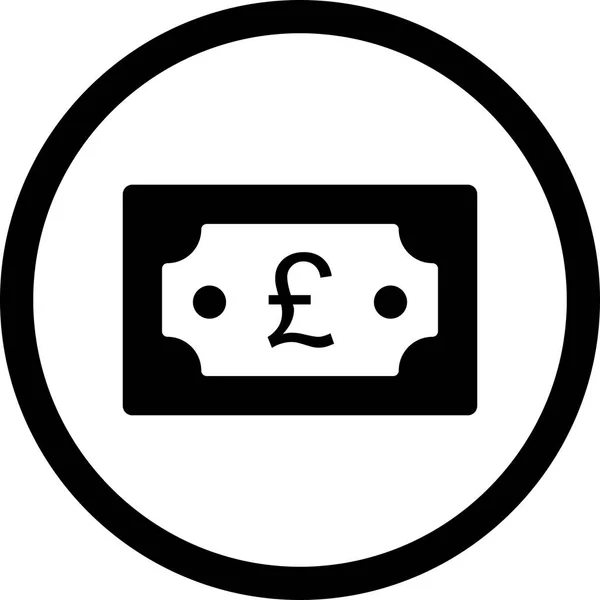 Illustration Pound Icon — Stock Photo, Image