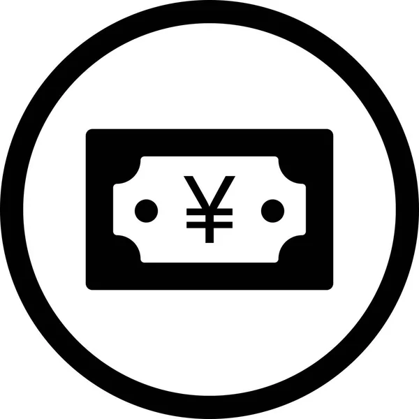 Ilustración Yen Icon — Foto de Stock