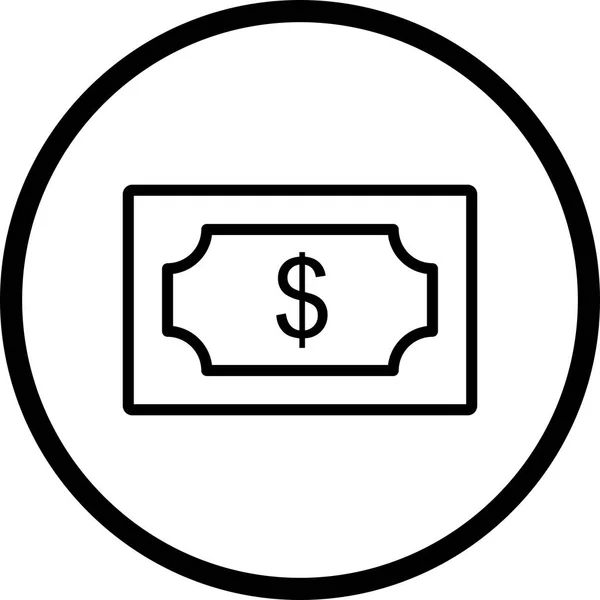 Illustration  Dollar Icon — Stock Photo, Image