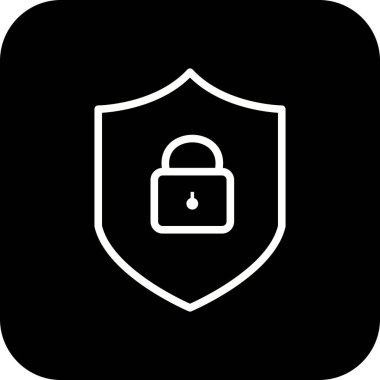 İllüstrasyon Çevrimiçi Koruma Simgesi