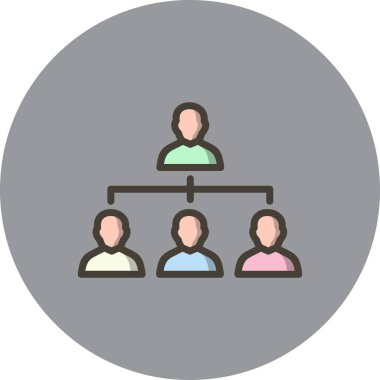 İllüstrasyon Organizasyon Simgesi