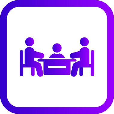 İllüstrasyon Toplantı Simgesi