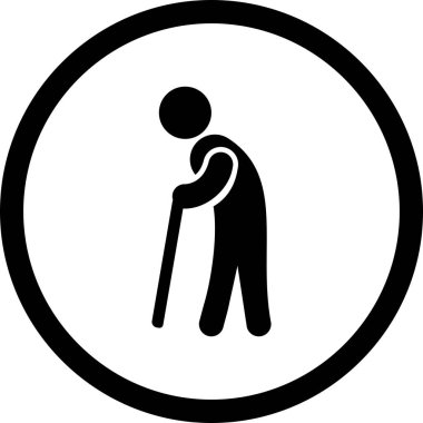 İllüstrasyon Emeklilik Simgesi