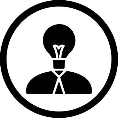 İllüstrasyon Creavite Man Simgesi