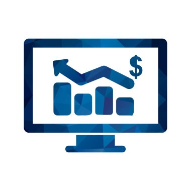 İllüstrasyon İş Grafiği Simgesi