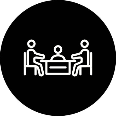 İllüstrasyon Toplantı Simgesi