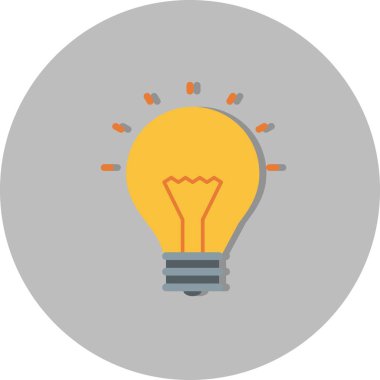 İllüstrasyon Ampul Simgesi