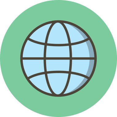 İllüstrasyon Küre Simgesi