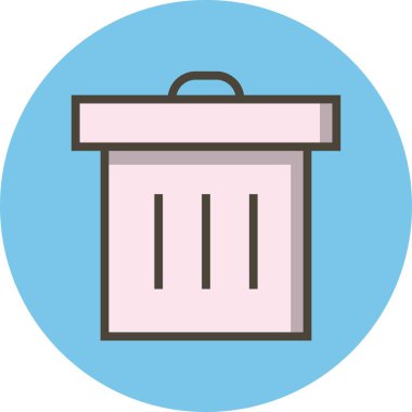 İllüstrasyon Çöp Simgesi