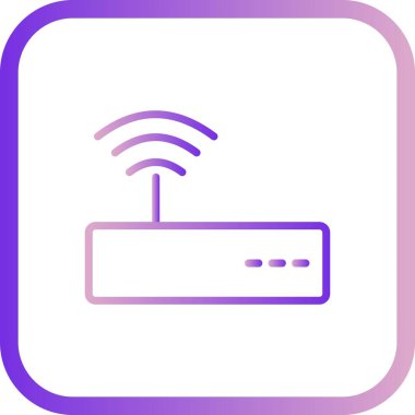 İllüstrasyon Wifi Simgesi