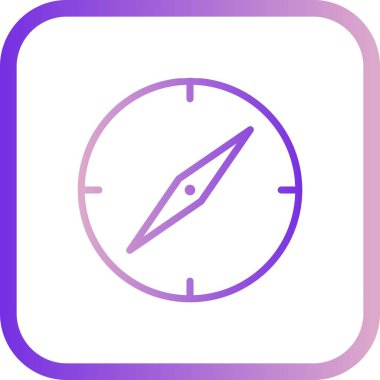 İllüstrasyon Pusula Simgesi