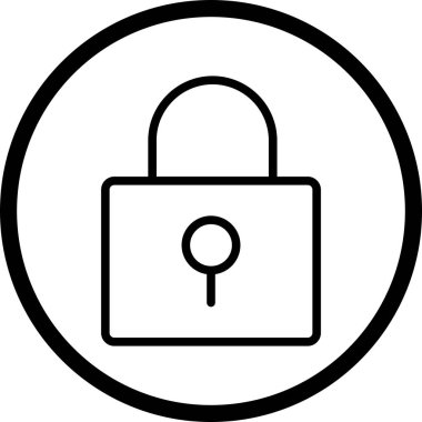 Resimde kilit simgesi