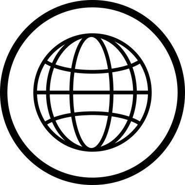 İllüstrasyon Küre Simgesi