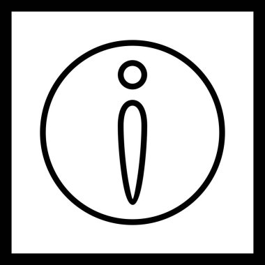 İllüstrasyon Bilgi Simgesi