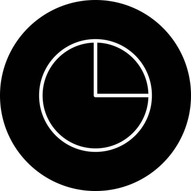 İllüstrasyon Pasta Grafiği Simgesi