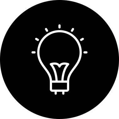 İllüstrasyon Ampul Simgesi