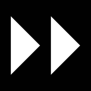 İllüstrasyon İleri Oklar Simgesi