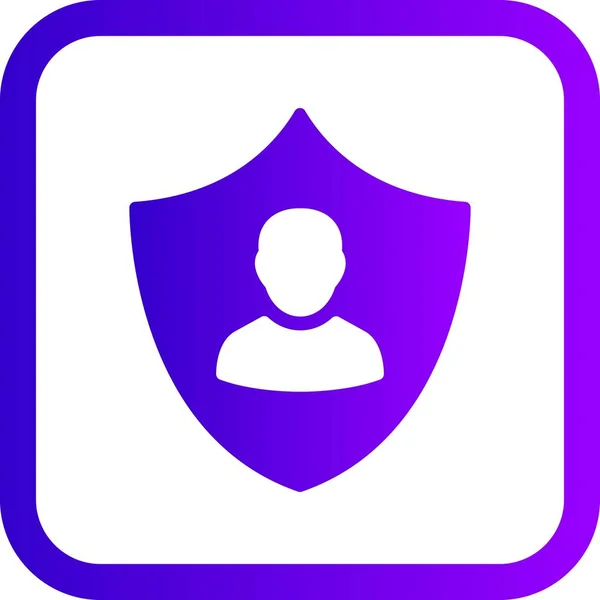 Illustratie Business Protection icon — Stockfoto