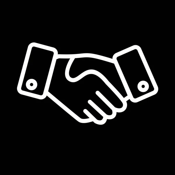 Illustration Handshake Icon — Stock Photo, Image