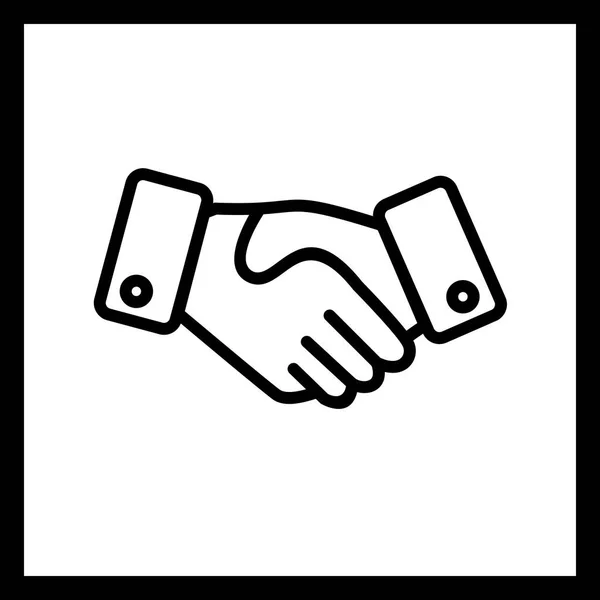 Illustration Handshake Icon — Stock Photo, Image