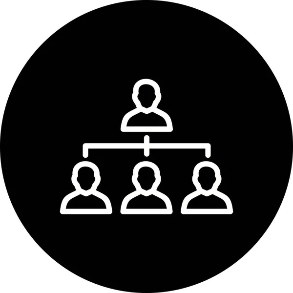 Pictogram voor illustratie organisatie — Stockfoto