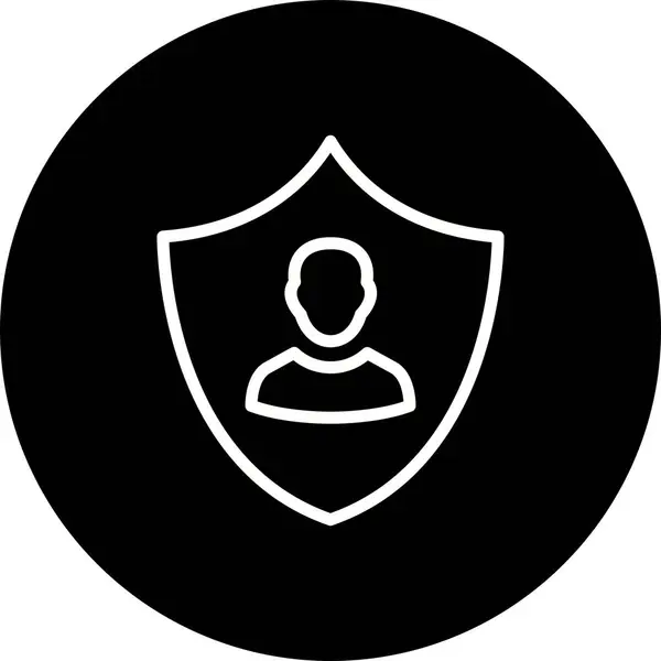 Ikone des Unternehmerschutzes — Stockfoto