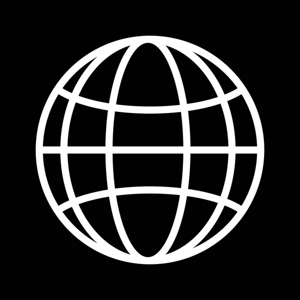 Illustratie Globe-pictogram — Stockfoto