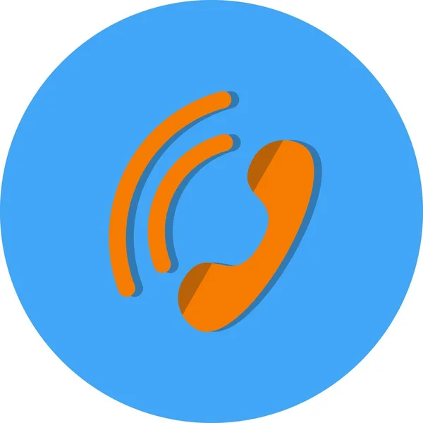 Illustration  Active Call Icon — Stock Photo, Image