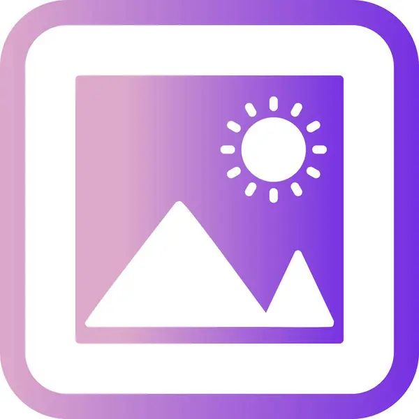 Illustration  Picture Icon — Stock Photo, Image