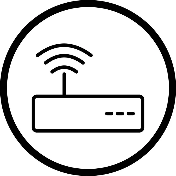 Illusztráció – WiFi ikon — Stock Fotó