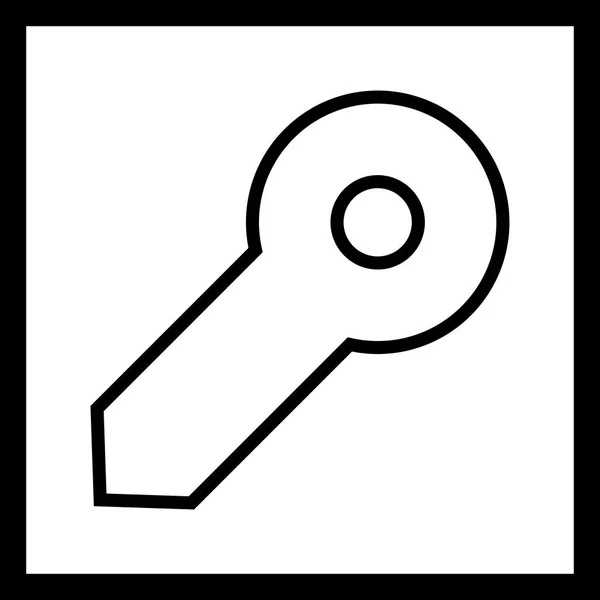 Illustration  Key Icon — Stock Photo, Image