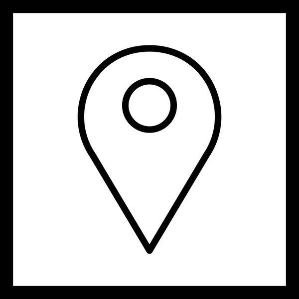 Pictogram afbeelding locatie — Stockfoto