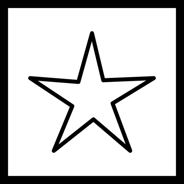İllüstrasyon Yıldız Simgesi — Stok fotoğraf