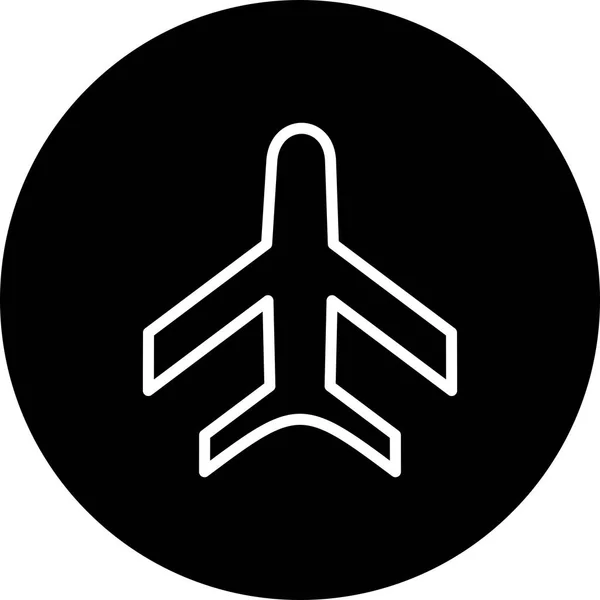 Ilustración Icono de avión — Foto de Stock