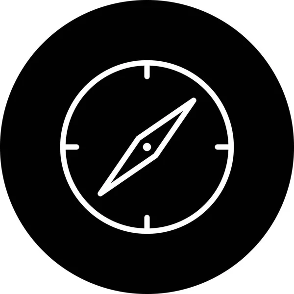 Ilustracja kompas ikona — Zdjęcie stockowe