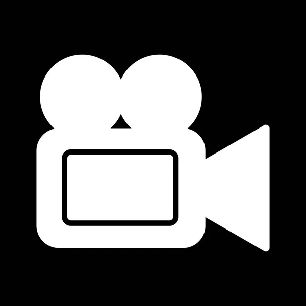 Illusztráció videokamera ikon — Stock Fotó