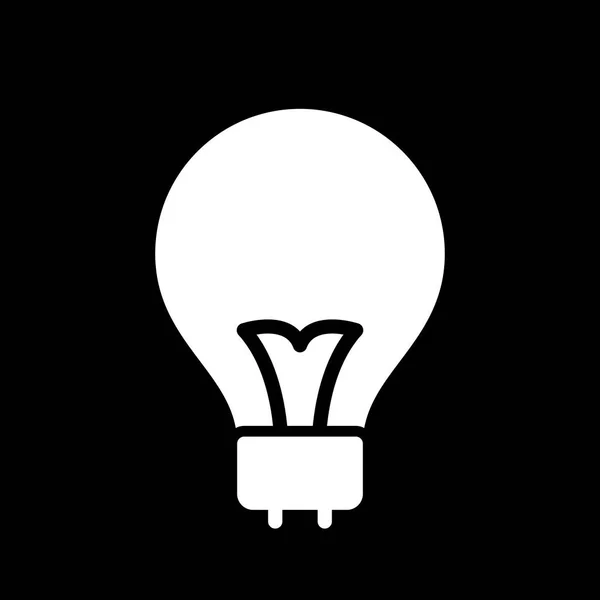 Ikona ilustracji żarówka — Zdjęcie stockowe