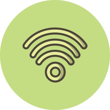 İllüstrasyon Wifi Simgesi