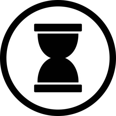 İllüstrasyon Kum Saati Simgesi
