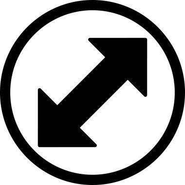 İllüstrasyon Çift Ok Simgesi