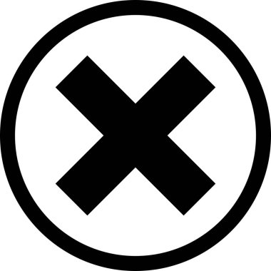 İllüstrasyon İptal Simgesi