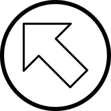 Resim Sol Yukarı Simgesi