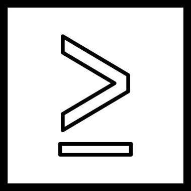 İllüstrasyon Greaterthen Simgesi