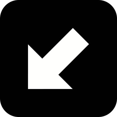 Resim Sol Aşağı Simge