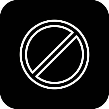 İllüstrasyon Yasak Simgesi