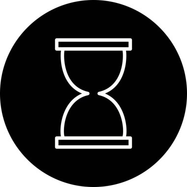 İllüstrasyon Kum Saati Simgesi