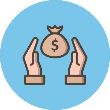 İllüstrasyon Tasarruf Simgesi    