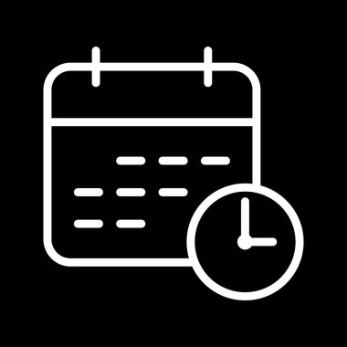 İllüstrasyon İş Son Tarih Simgesi   